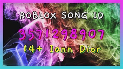 roblox song id ian dior|roblox music id generator.